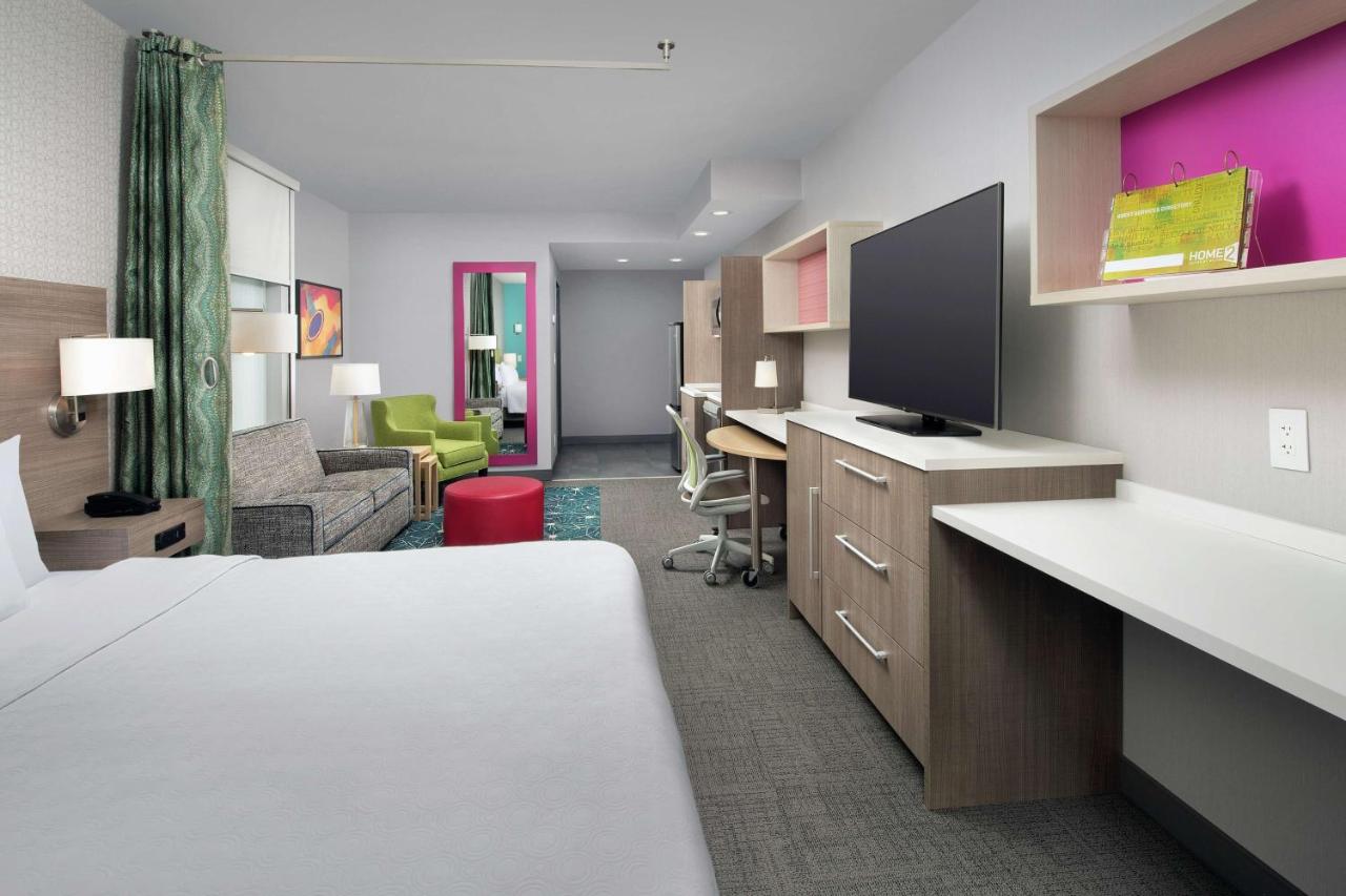 Premium King Corner Studio Suite - Non-Smoking at Home2 Suites by Hilton Nashville Downtown Convention Center