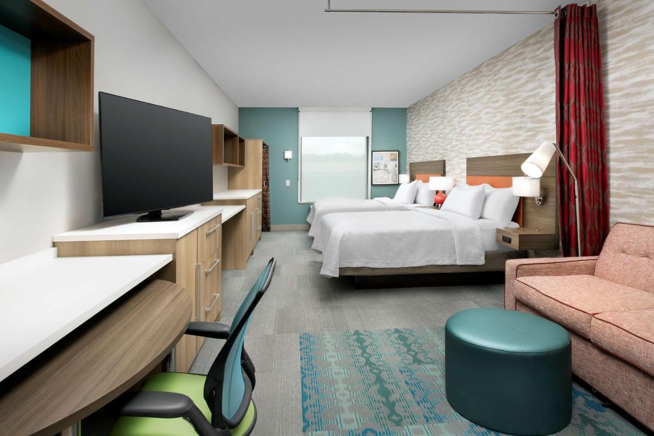 Queen Studio with Two Queen Beds - Hearing Accessible/Non-Smoking at Home2 Suites by Hilton Columbia Southeast Fort Jackson
