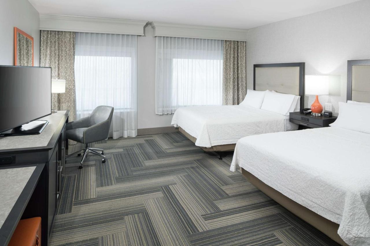 Queen Room with Two Queen Beds and Walk-In Shower - Hearing Accessible/Non-Smoking at Hampton Inn & Suites by Hilton Atlanta Perimeter Dunwoody