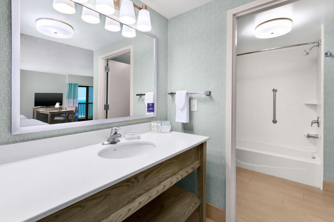 Queen Suite with Two Queen Beds and Balcony at Hampton Inn & Suites Carolina Beach Oceanfront