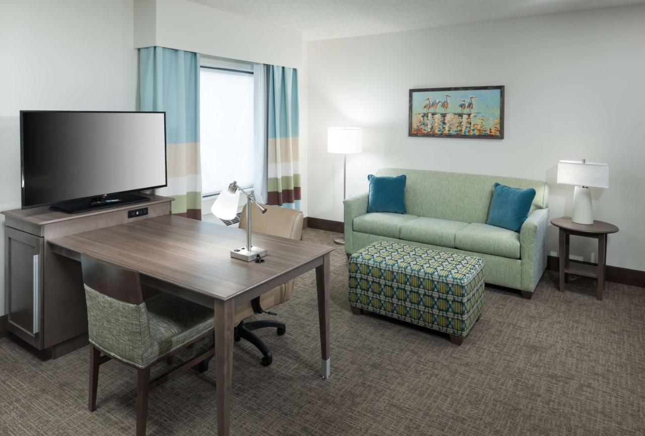 Queen Studio Suite with Two Queen Beds and Balcony at Hampton Inn & Suites Carolina Beach Oceanfront