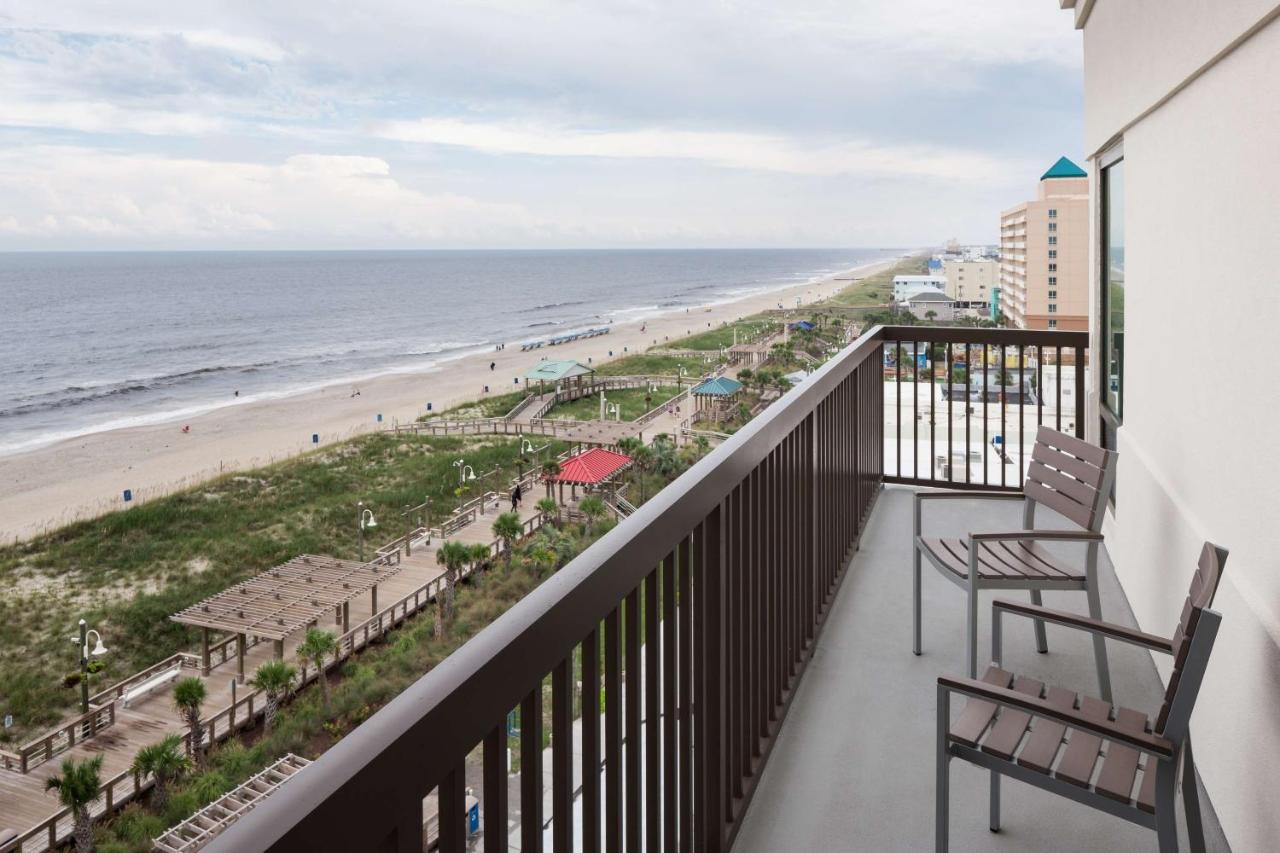 Queen Suite with Two Queen Beds and Balcony at Hampton Inn & Suites Carolina Beach Oceanfront