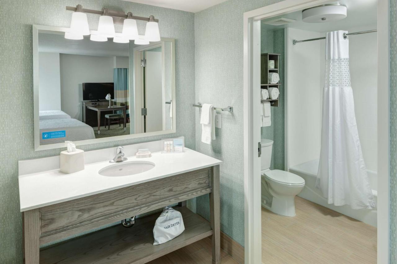 Queen Suite with Two Queen Beds and Balcony at Hampton Inn & Suites Carolina Beach Oceanfront