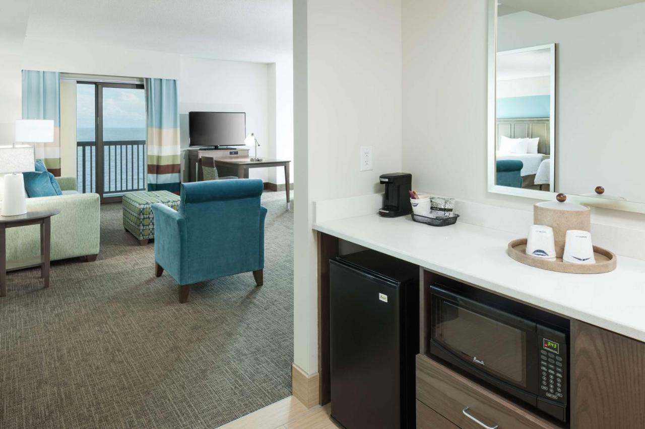 Queen Suite with Two Queen Beds and Balcony at Hampton Inn & Suites Carolina Beach Oceanfront
