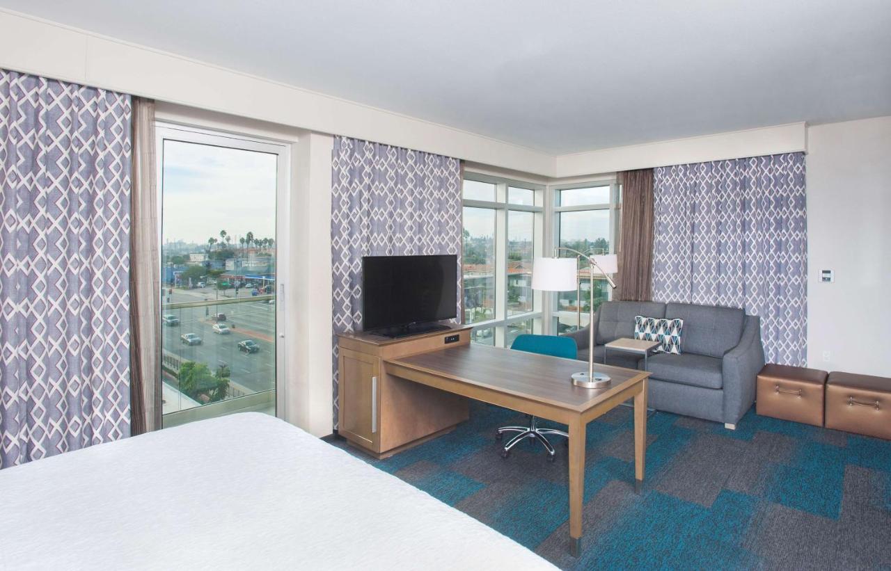 King Suite with Balcony - Non-Smoking at Hampton Inn & Suites LAX El Segundo