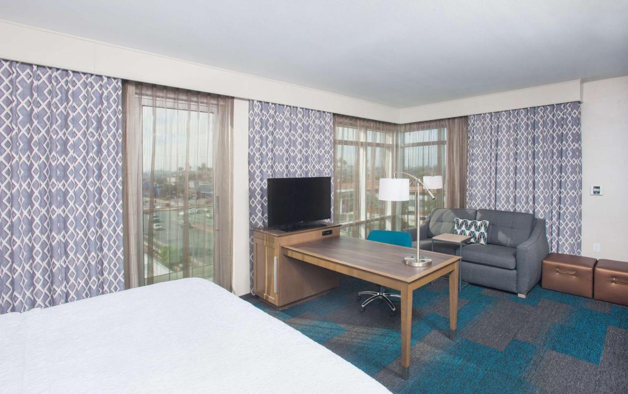 King Suite with Balcony - Non-Smoking at Hampton Inn & Suites LAX El Segundo