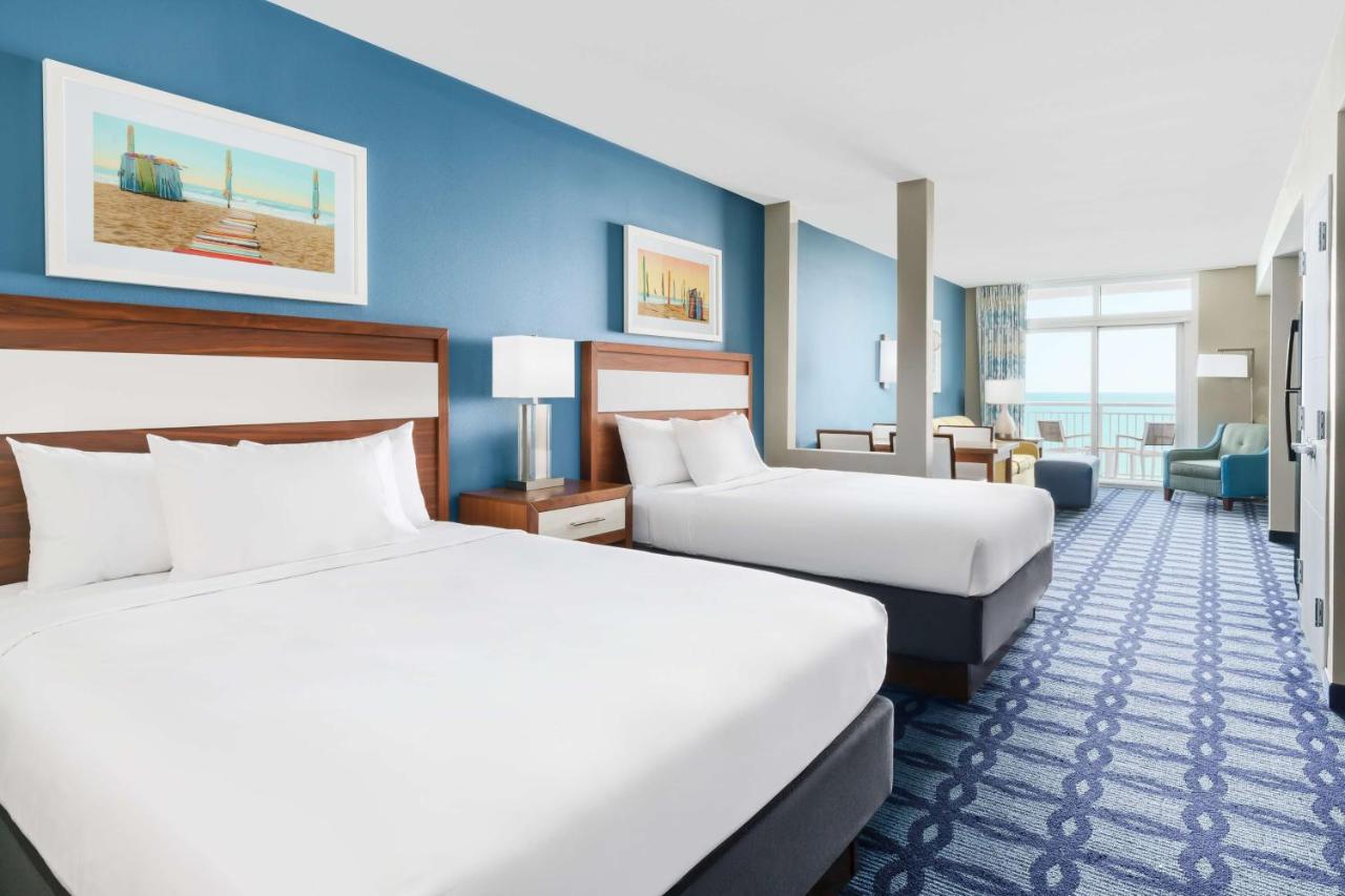 Queen Studio with Ocean View - Non-Smoking at Homewood Suites by Hilton Myrtle Beach Oceanfront