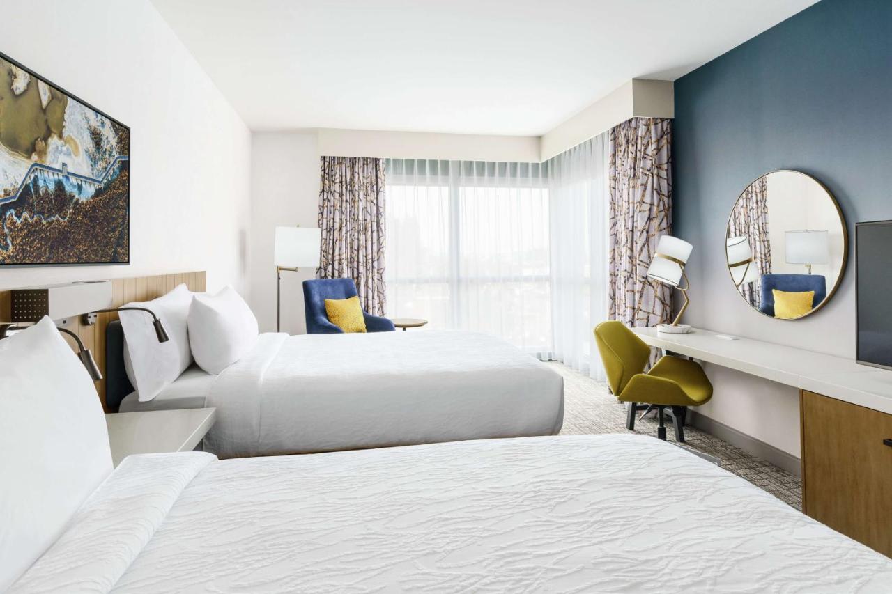 Premium Corner Queen Room with Two Queen Beds at Hilton Garden Inn Sunnyvale
