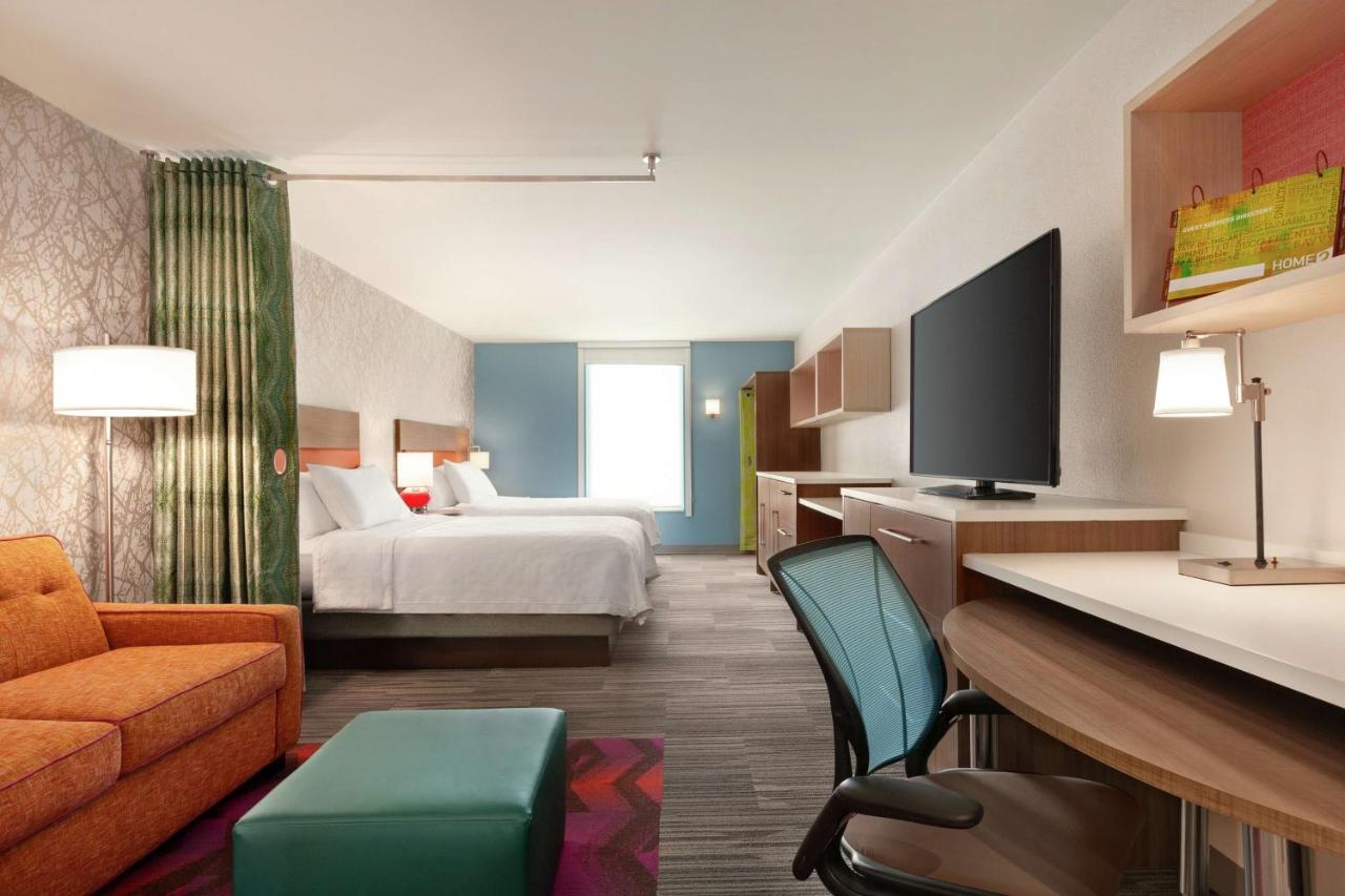 Queen Studio with Two Queen Beds - Non-Smoking at Home2 Suites by Hilton Silver Spring