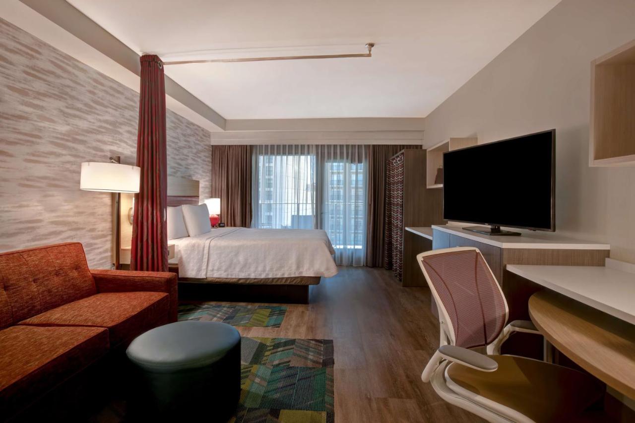 Queen Studio with Balcony and River View - Non-Smoking at Home2 Suites by Hilton San Antonio Riverwalk, TX