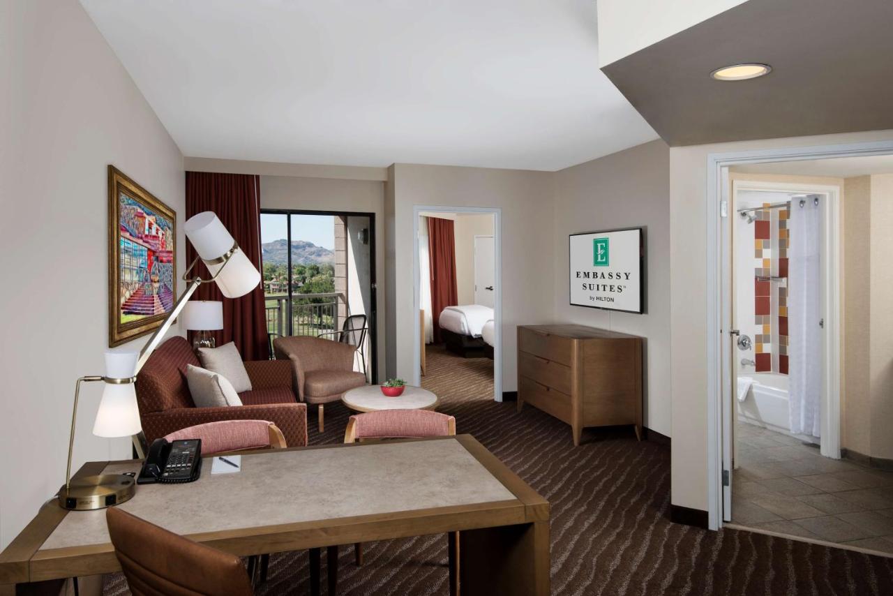 Two Double Bed Suite with Golf Course View at Embassy Suites by Hilton Phoenix Scottsdale