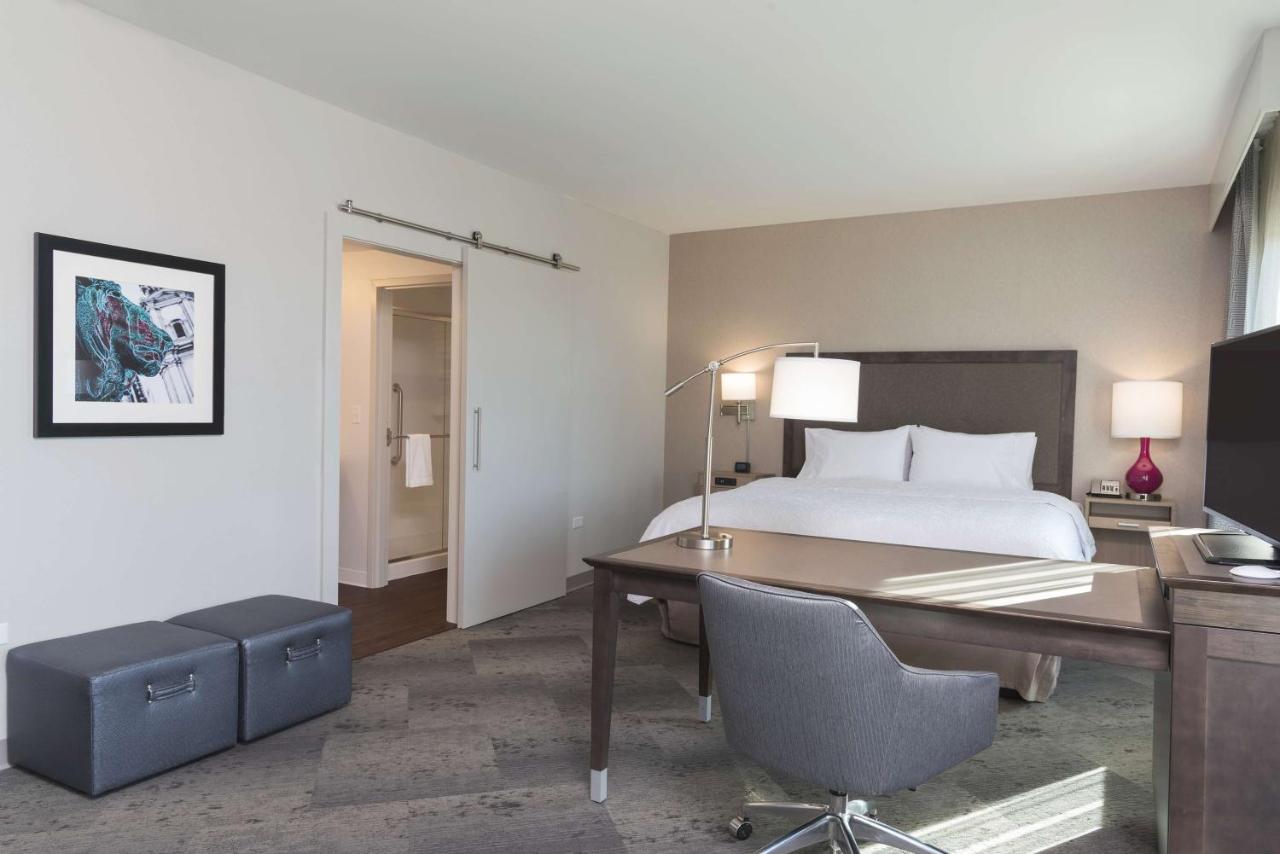 King Studio Suite - Hearing Accessible at Hampton Inn & Suites Chicago Schaumburg