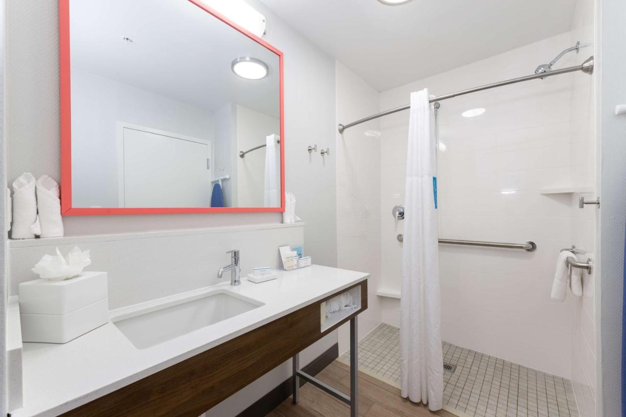 King Room - Disability Access - Non-Smoking Shower at Hampton Inn Christiansburg/Blacksburg