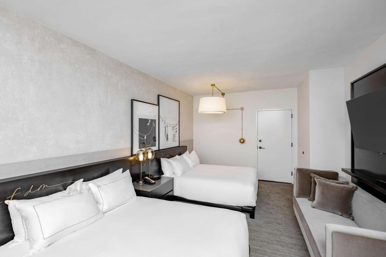 Queen Studio Suite with Two Queen Beds at Hotel Fort Des Moines, Curio Collection by Hilton