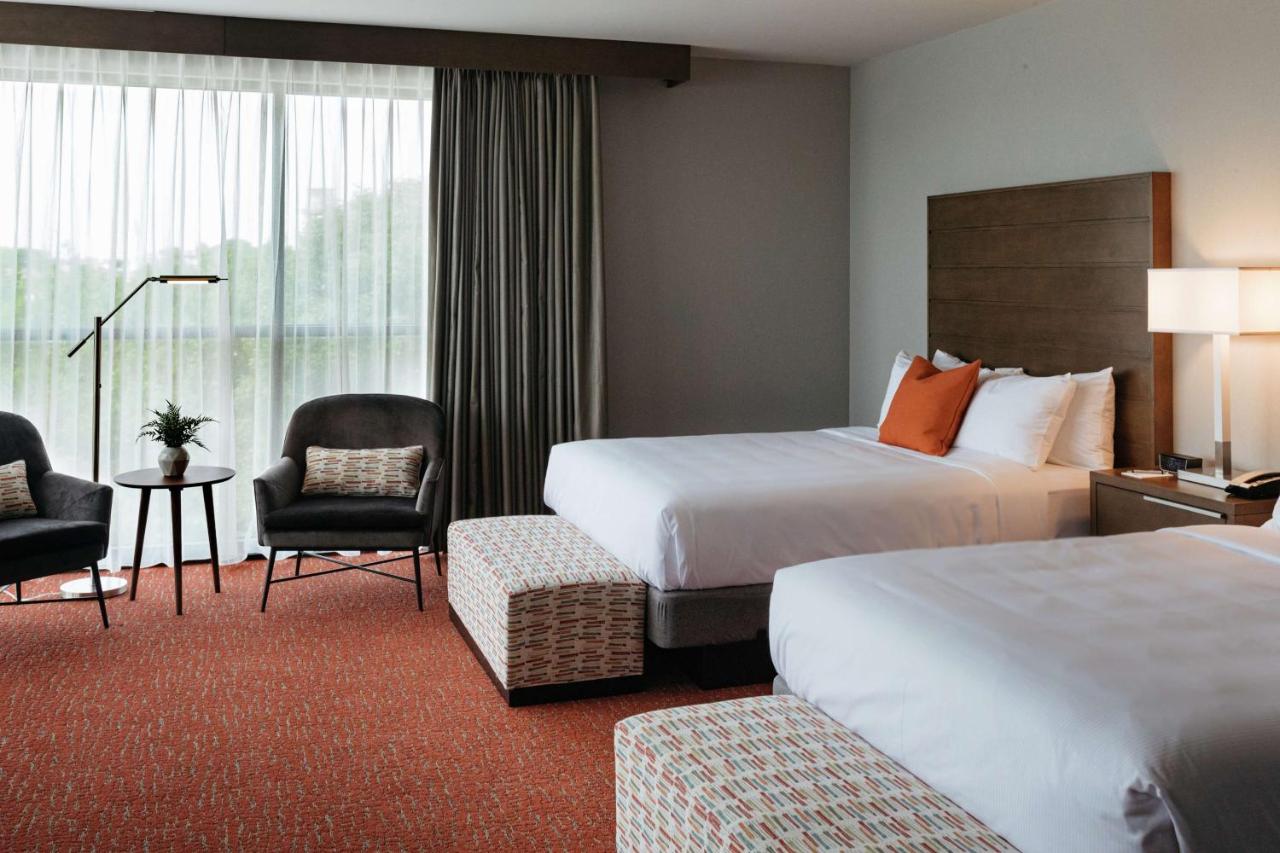 Queen Corner Studio Suite with Two Queen Beds at Revel Hotel Des Moines Urbandale, Tapestry Collection by Hilton