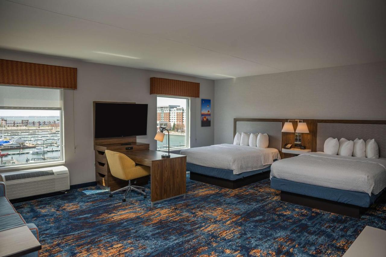 Queen Studio Suite with Two Queen Beds - Non-Smoking at Hampton Inn & Suites Erie Bayfront