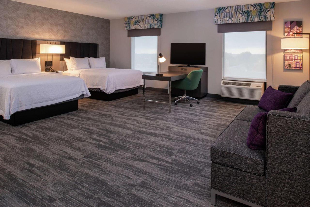Queen Studio Suite with Two Queen Beds - Non-Smoking at Hampton Inn & Suites Winston-Salem Downtown