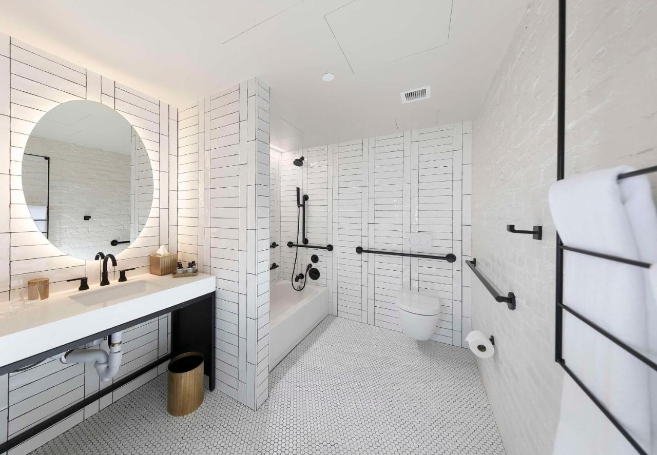 Queen Studio with Two Queen Beds and Roll-In shower - Mobility Access at The Wayfarer Downtown LA, Tapestry Collection by Hilton