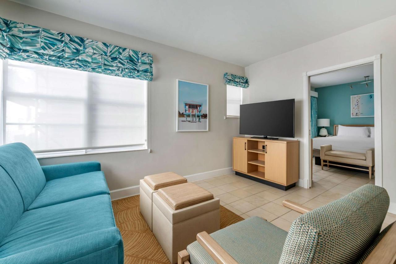 One Bedroom Suite with One King Bed and Sofabed at Hilton Vacation Club Crescent on South Beach Miami