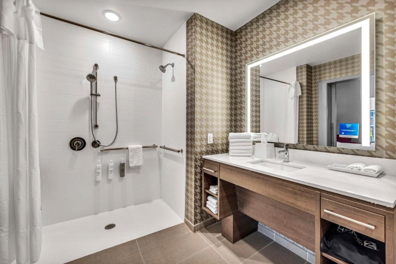 King Suite with Roll-In Shower - Mobility Accessible at Home2 Suites by Hilton Raleigh West Lenovo Center