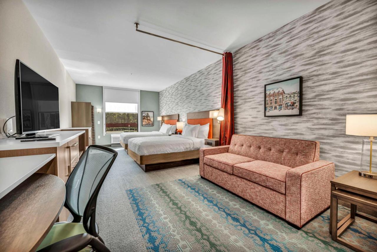 Queen Suite with Two Queen Beds at Home2 Suites by Hilton Raleigh West Lenovo Center