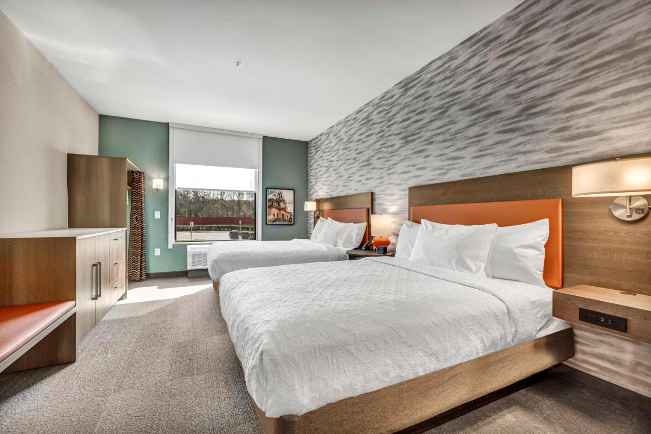 Queen Suite with Two Queen Beds at Home2 Suites by Hilton Raleigh West Lenovo Center