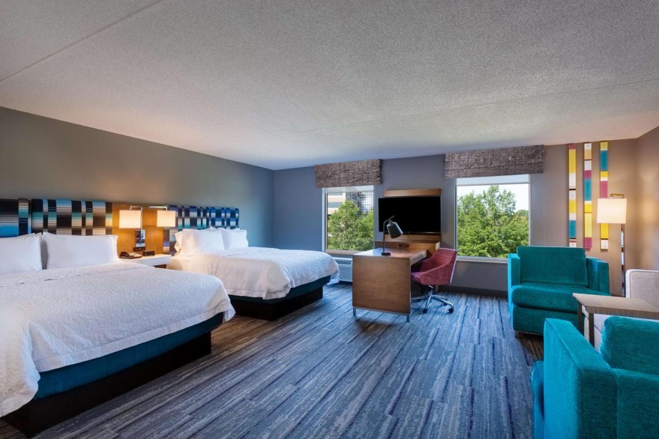 Queen Studio with Two Queen Beds at Hampton Inn & Suites Herndon-Reston