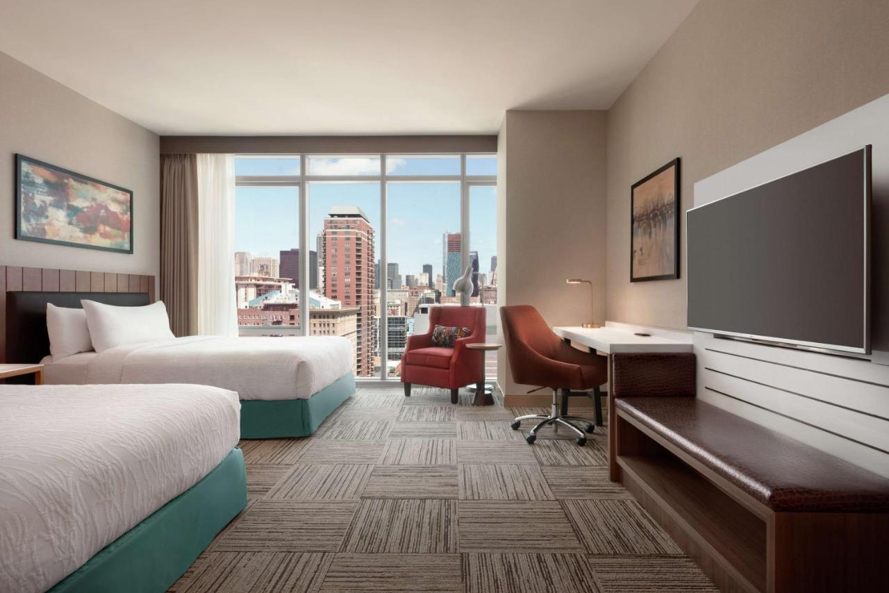 Premium Queen Room with Two Queen Beds at Hilton Garden Inn Chicago Downtown South Loop