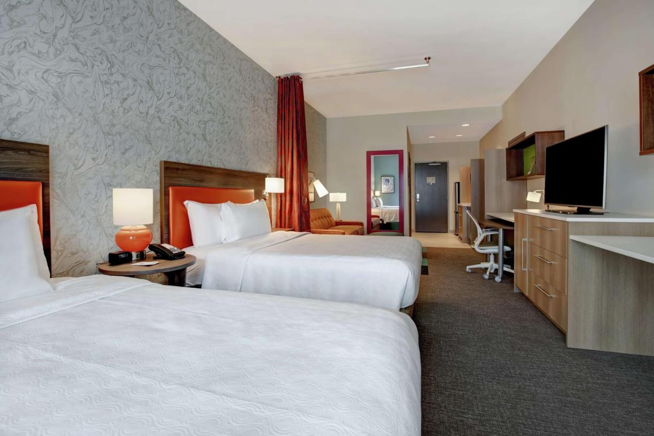 Queen Studio with Two Queen Beds - Non-Smoking at Home2 Suites By Hilton Charlotte Uptown