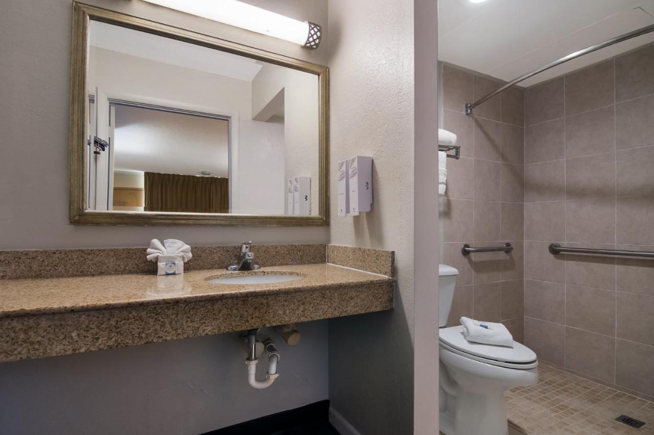 Deluxe King Room Disability Access Roll-In Shower Non-Smoking at Red Roof Inn Vero Beach - I-95