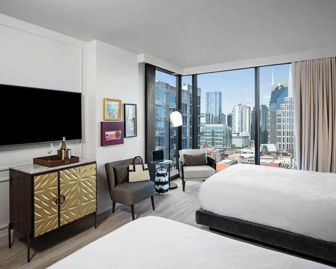 Queen Room with Two Queen Beds and City View at Hyatt Centric Downtown Nashville