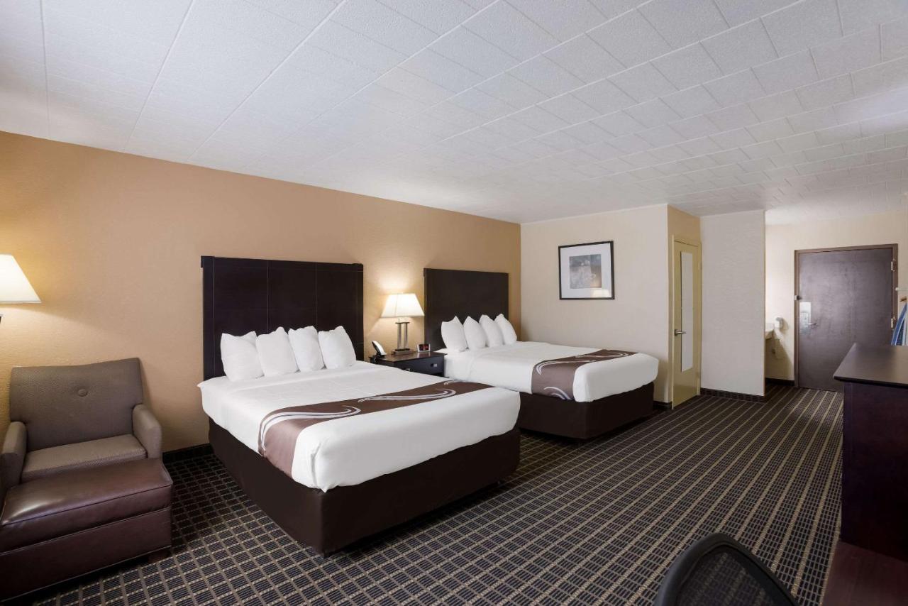 Queen Room with Two Queen Beds and Tub - Accessible/Non-Smoking at Quality Inn & Suites Big Rapids near University