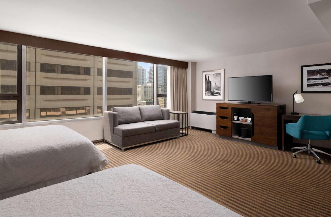 Two Queen Beds Room - Disability Access with Bathtub at Hampton Inn Chicago Downtown/Magnificent Mile