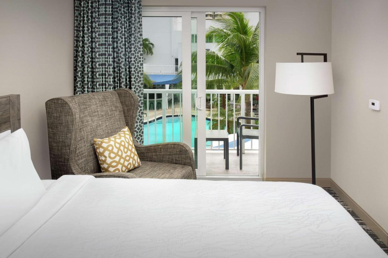 King Room with Pool View at Hilton Garden Inn Miami Brickell South