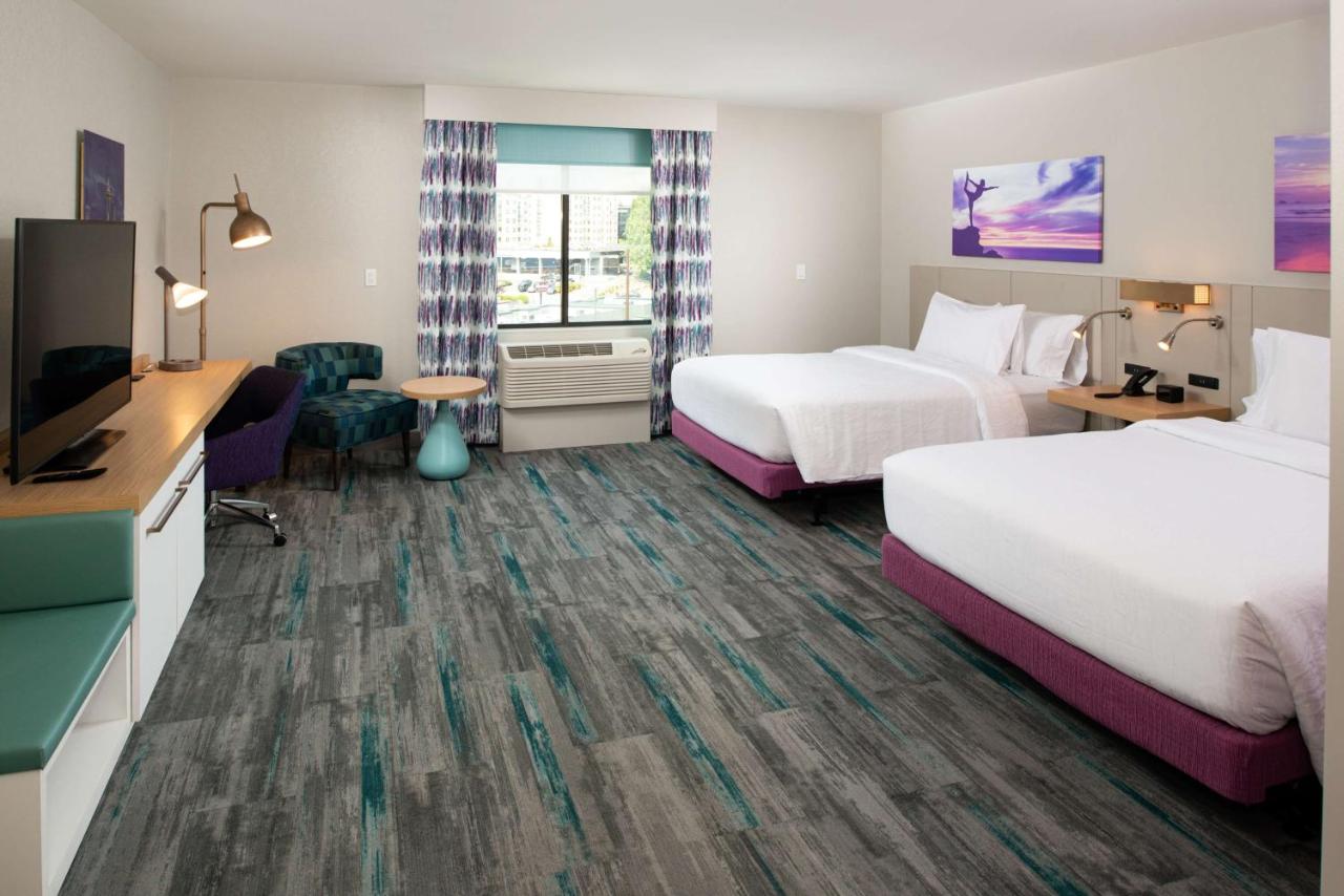 Queen Room with Two Queen Beds at Hilton Garden Inn Seattle Lynnwood, WA