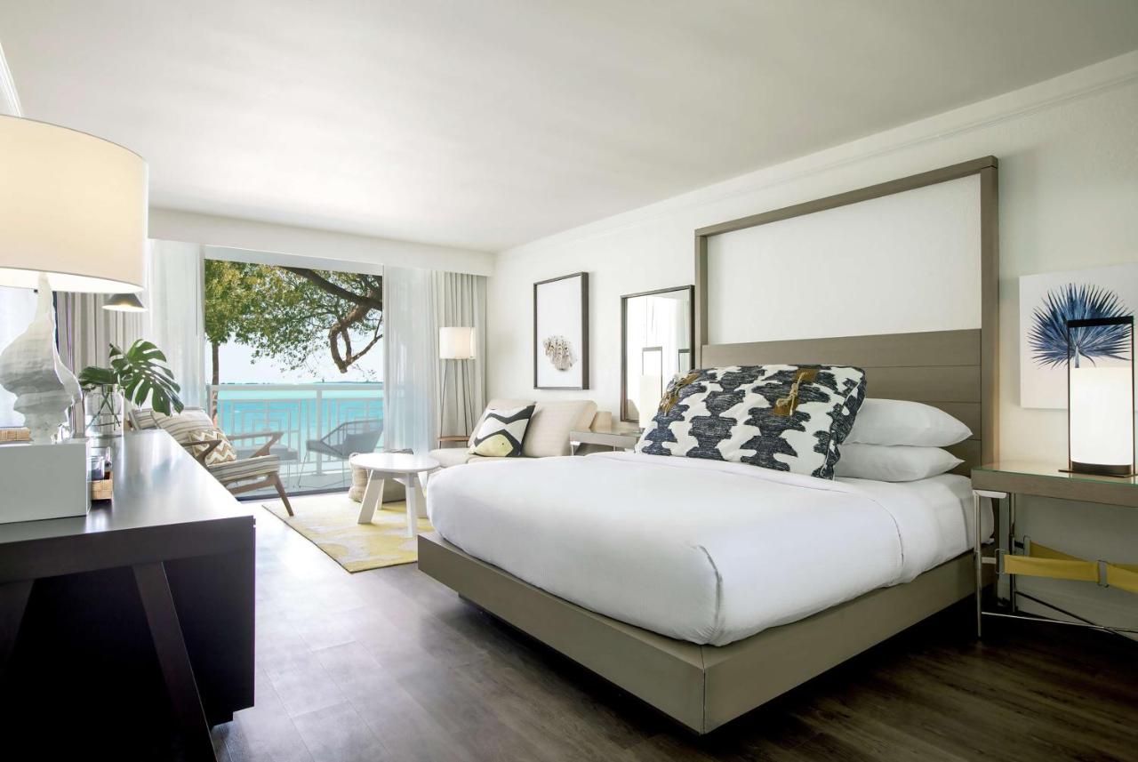 King Waterfront Room with Terrace - Hammock Wing at Baker's Cay Resort Key Largo, Curio Collection by Hilton