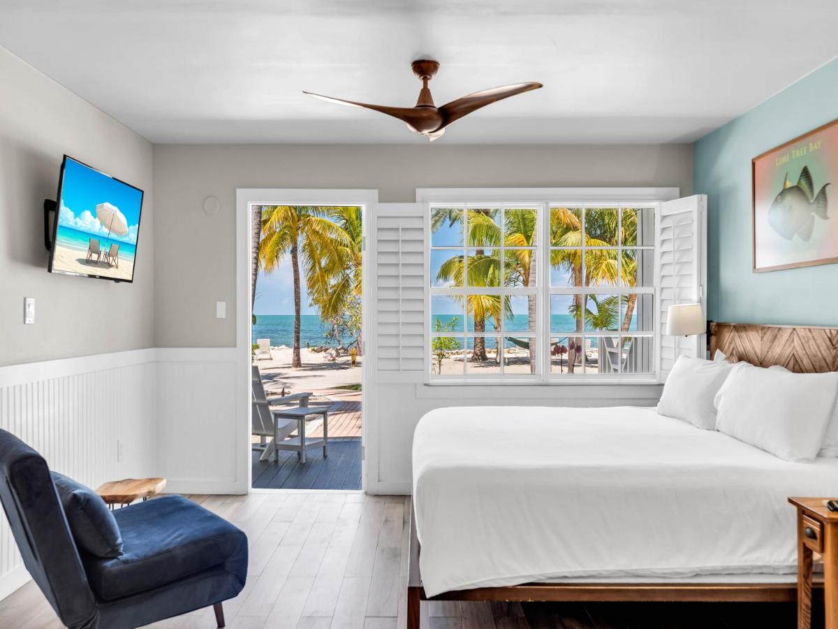 Waterfront Studio with King Bed & Kitchenette at Lime Tree Bay Resort