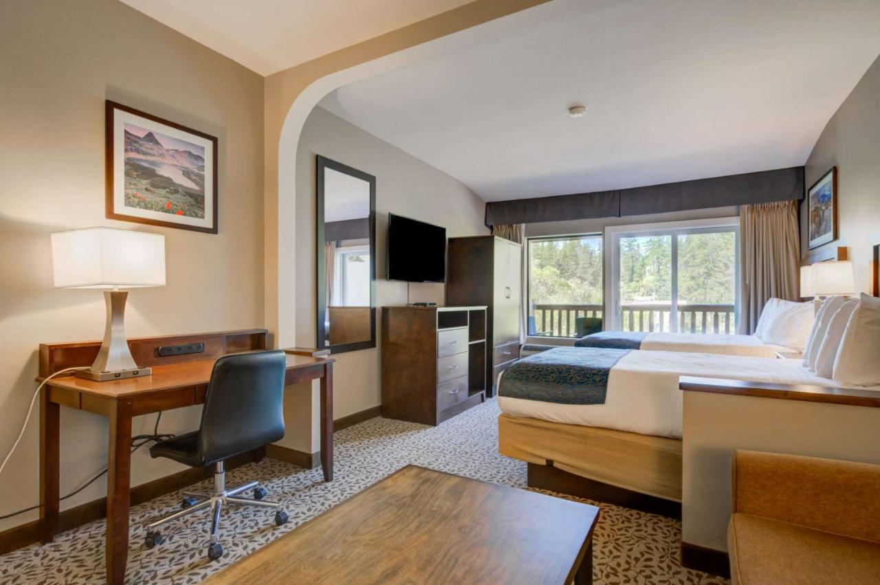 Double Room with Two Double Beds and Balcony - River View/Non-Smoking at Whitefish Riverfront Hotel