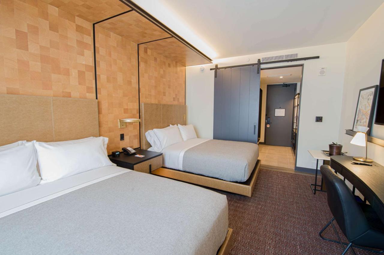 Queen Room with Two Queen Beds with Bath Tub - Mobility/Hearing Accessible at Canopy by Hilton Jersey City Arts District