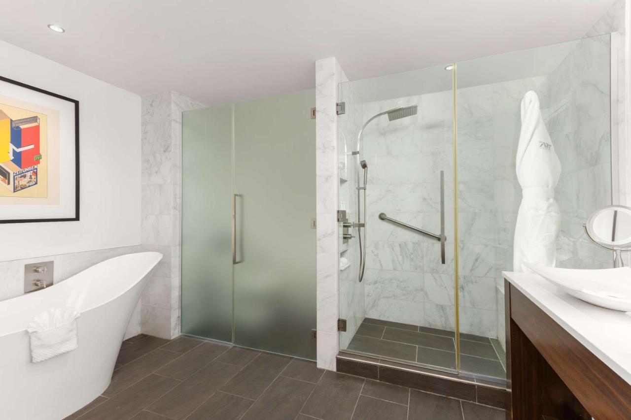 One Bedroom King Suite with Balcony at The Art Hotel Denver, Curio Collection by Hilton