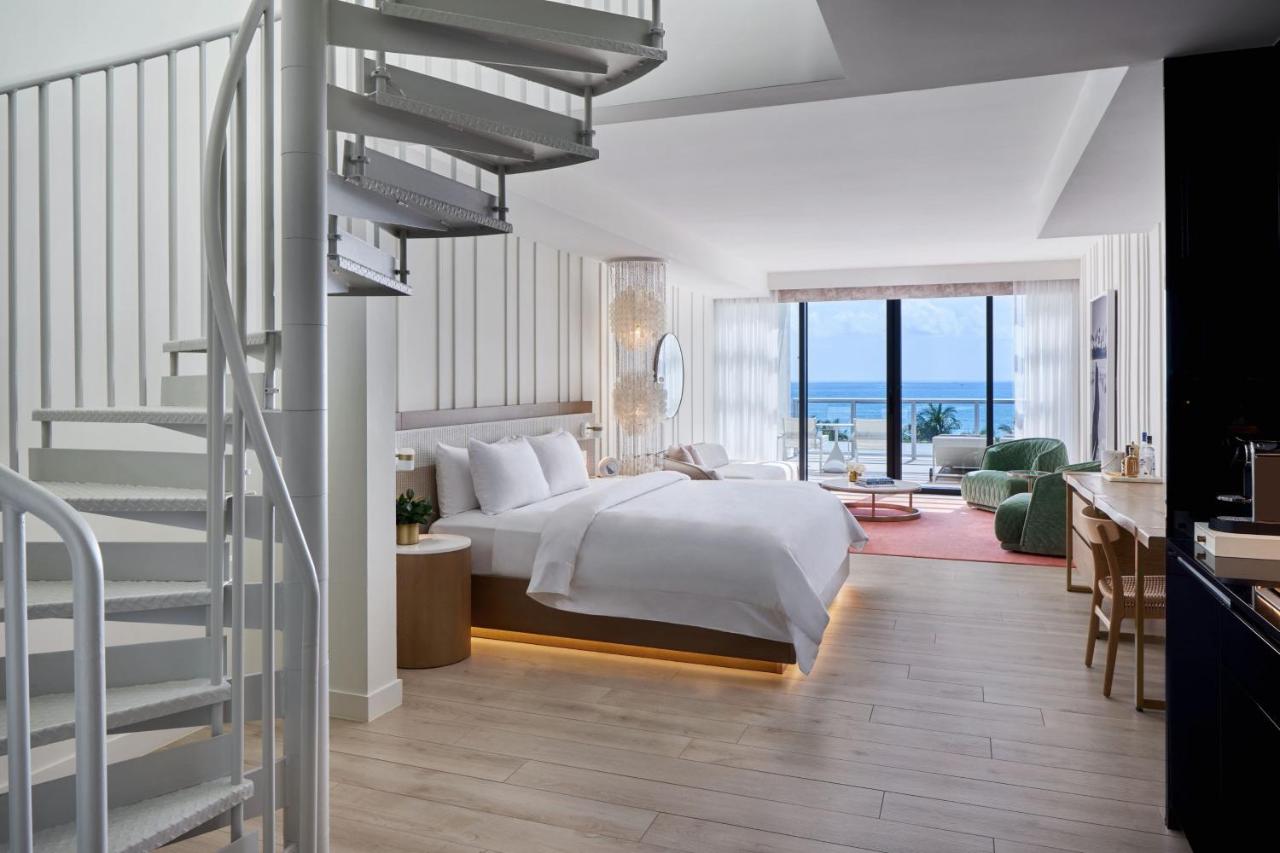 Mega Suite, Bi-level Suite, Oceanfront, Low floor, Balcony at Delano Miami Beach