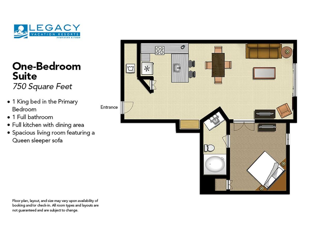 One-Bedroom Suite - Non Smoking at Legacy Vacation Resorts - Kissimmee/Orlando