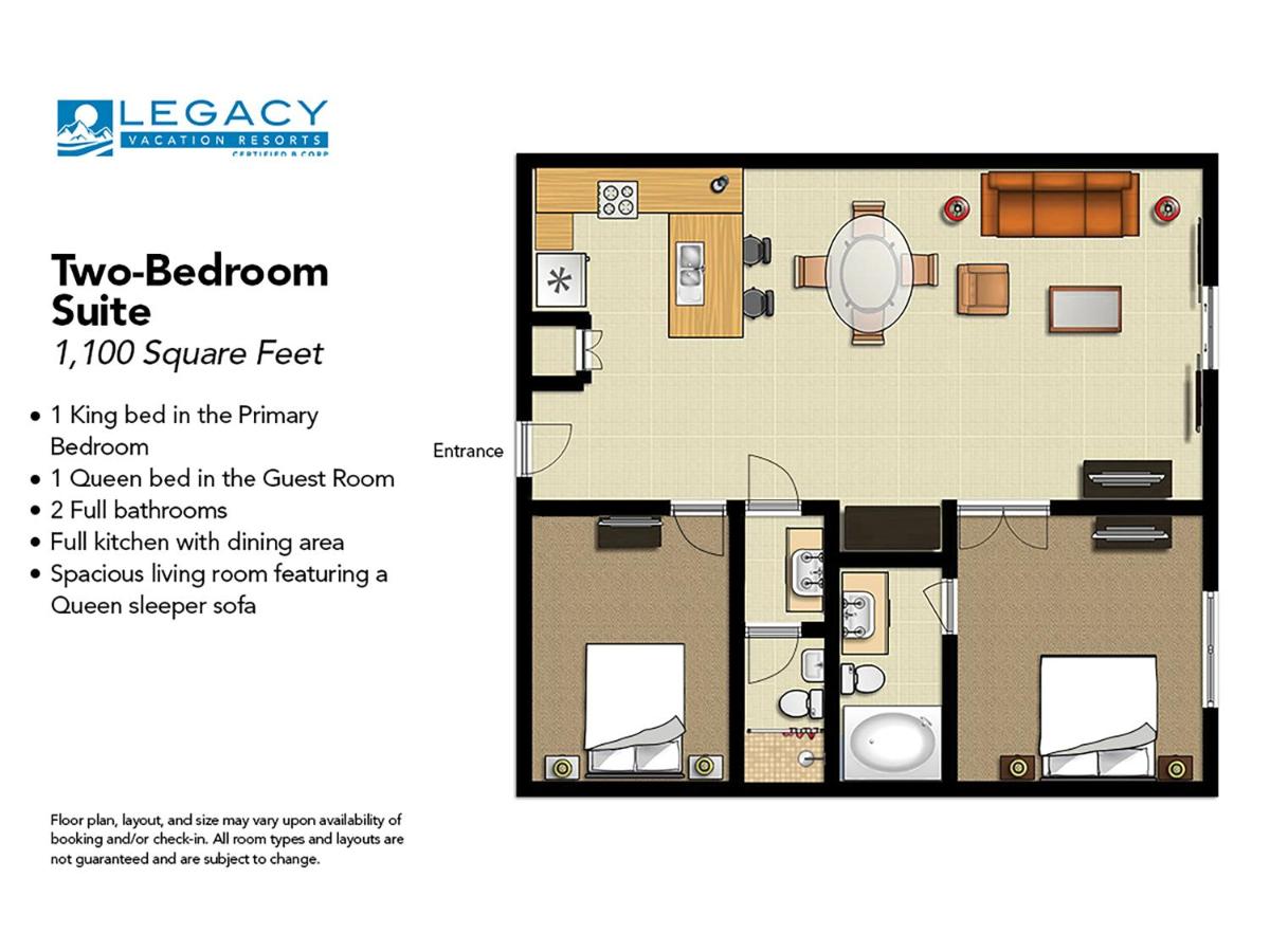 Two-Bedroom Suite - Non Smoking at Legacy Vacation Resorts - Kissimmee/Orlando
