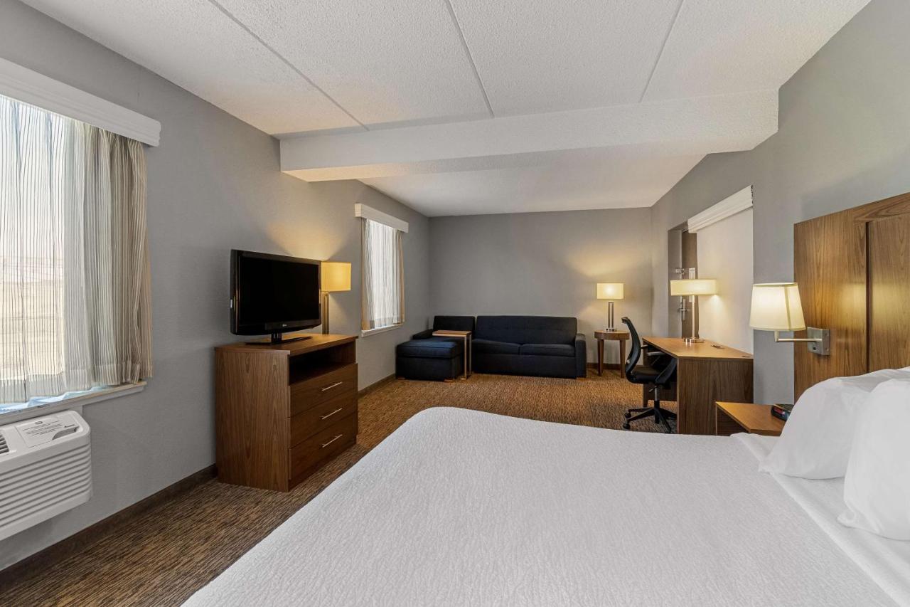 King Suite with Mobility Accessible Roll-In Shower and Balcony at Best Western Bridgeview Hotel