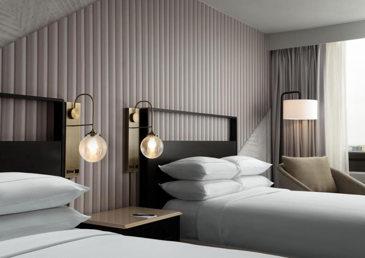 Premium Double Room with two beds - High Floor - City View at Hotel Fera Anaheim, a DoubleTree by Hilton