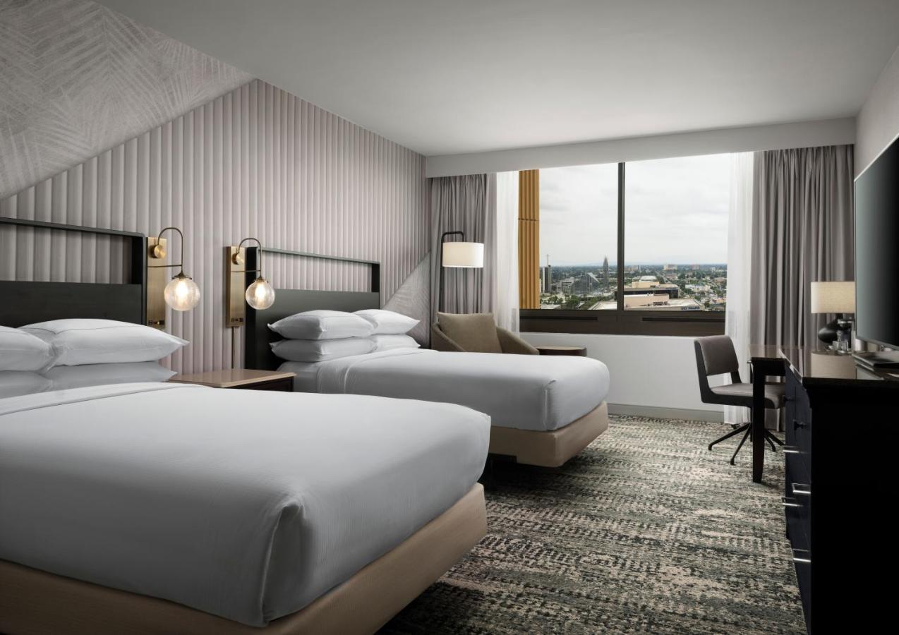 Premium Double Room with two beds - High Floor - City View at Hotel Fera Anaheim, a DoubleTree by Hilton