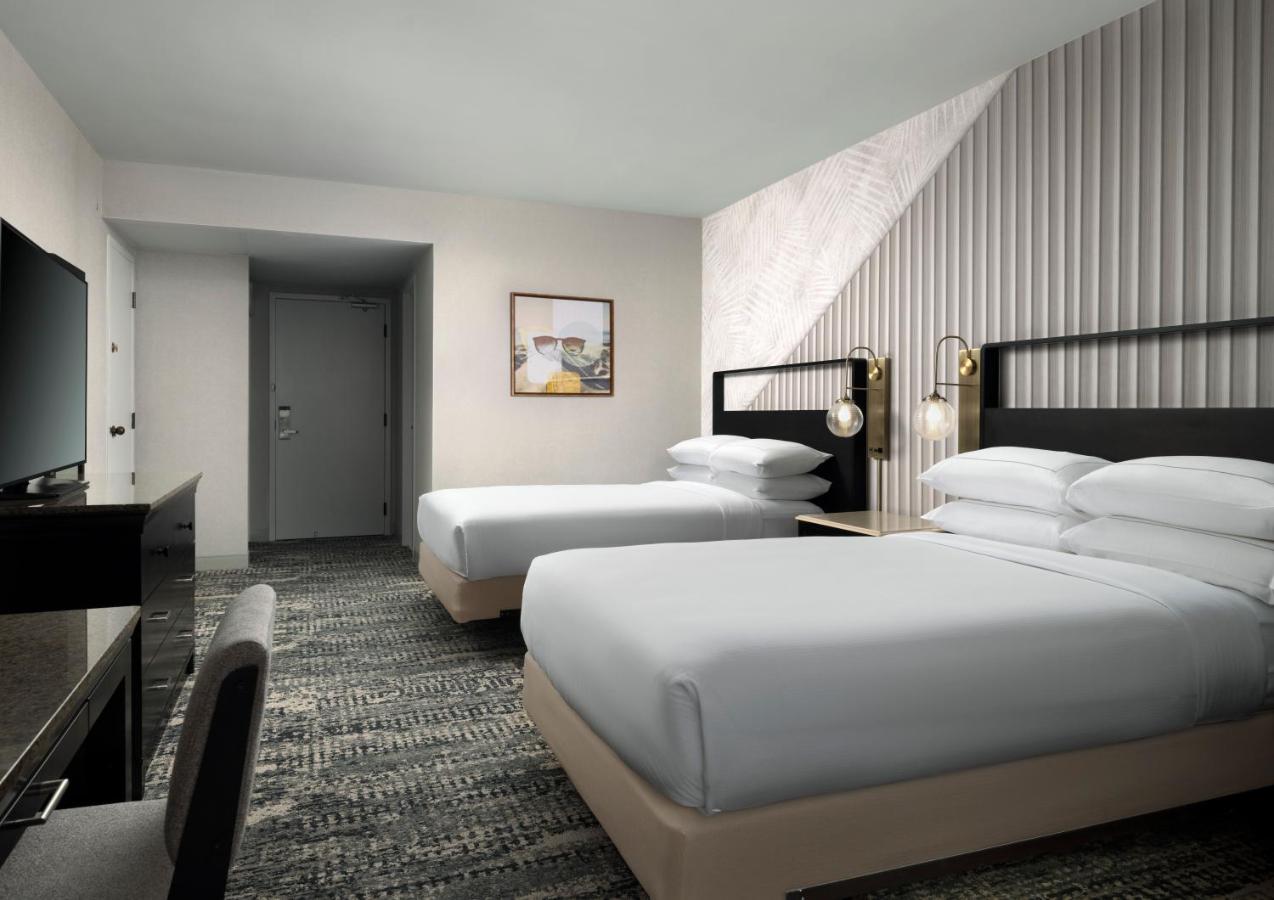 Premium Double Room with two beds - High Floor - City View at Hotel Fera Anaheim, a DoubleTree by Hilton