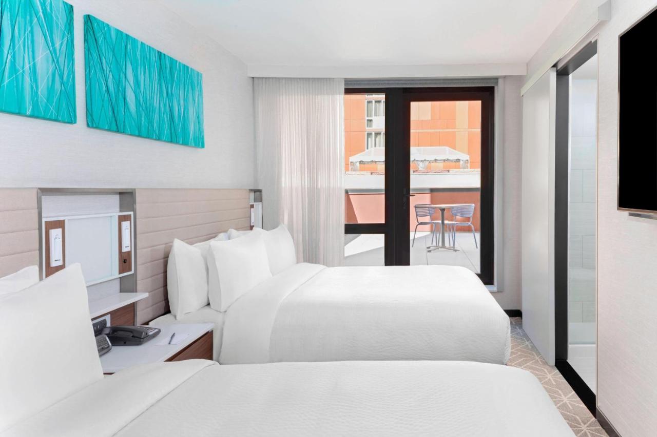 Queen Room with Two Queen Beds and Terrace at SpringHill Suites by Marriott New York Manhattan/Times Square South