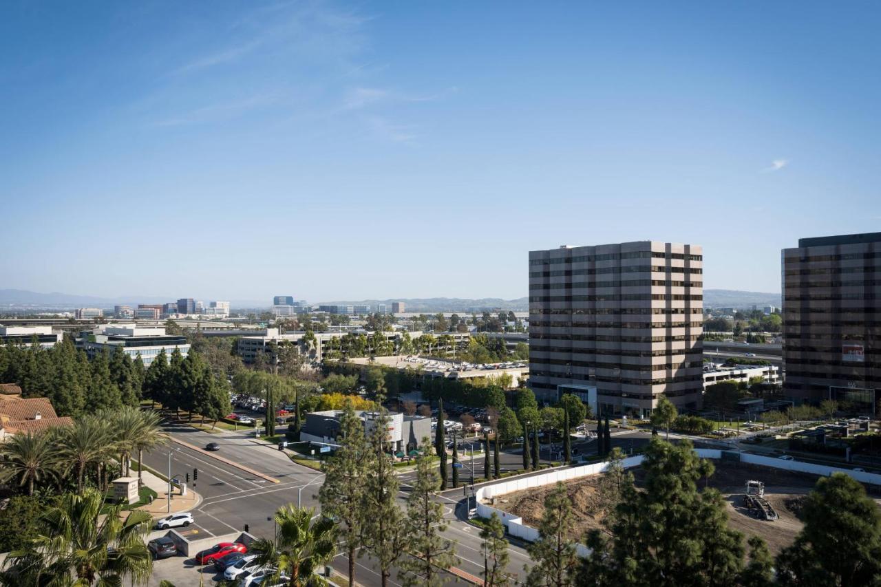 One Bedroom King Suite with Sofa, City View and Balcony at Costa Mesa Marriott