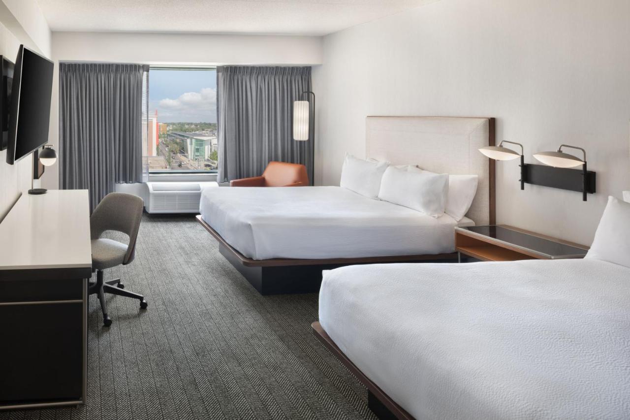 Queen Room with Two Queen Beds at Courtyard by Marriott Stamford Downtown